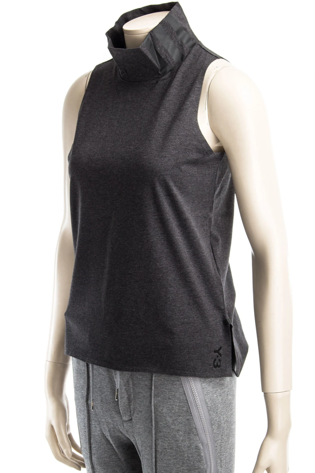 Y-3 YOHJI YAMAMOTO Top JSY COLLAR TANK – Bild 2