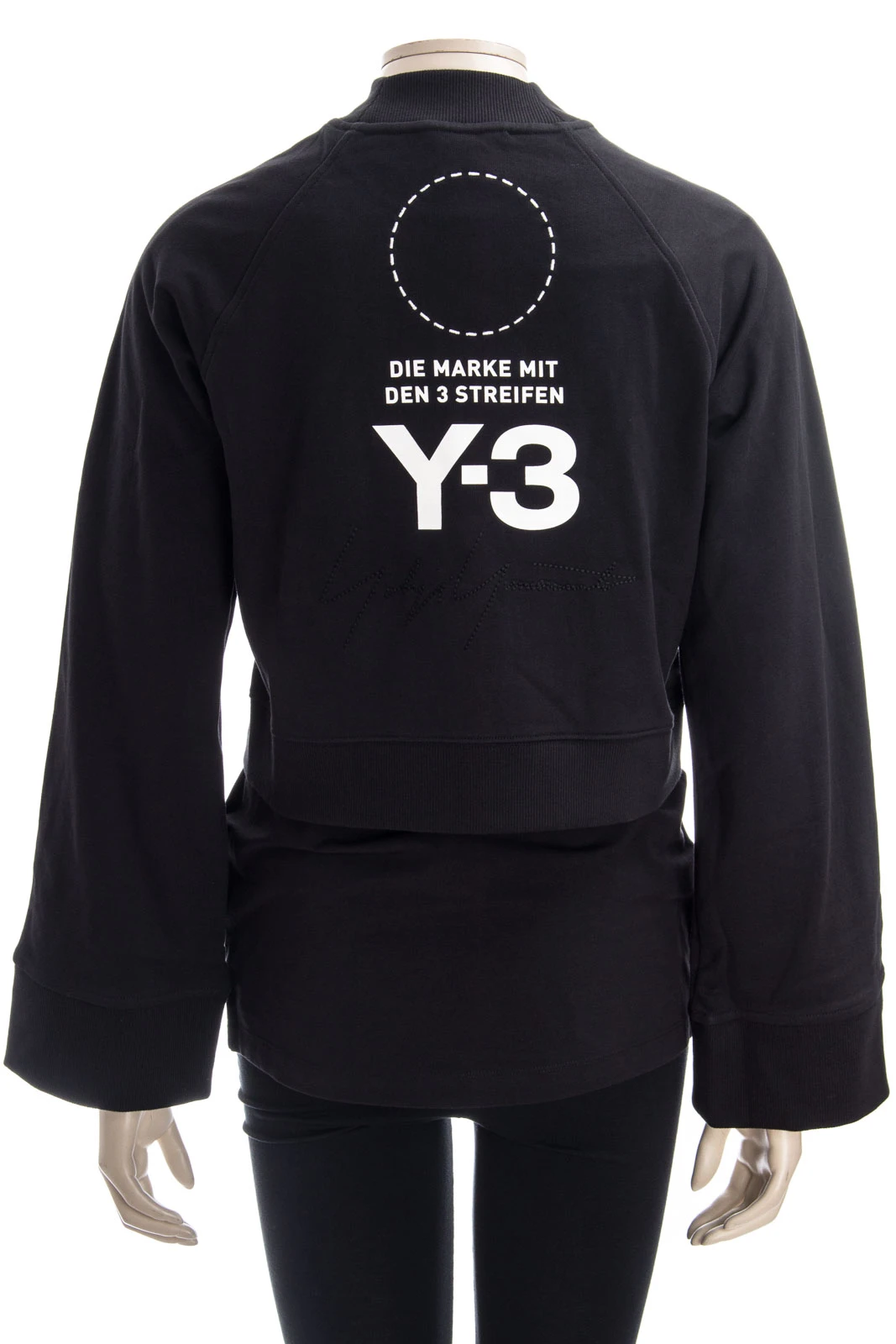 Y-3 YOHJI YAMAMOTO Sweatshirt W STKD HNCK SWT – Bild 3