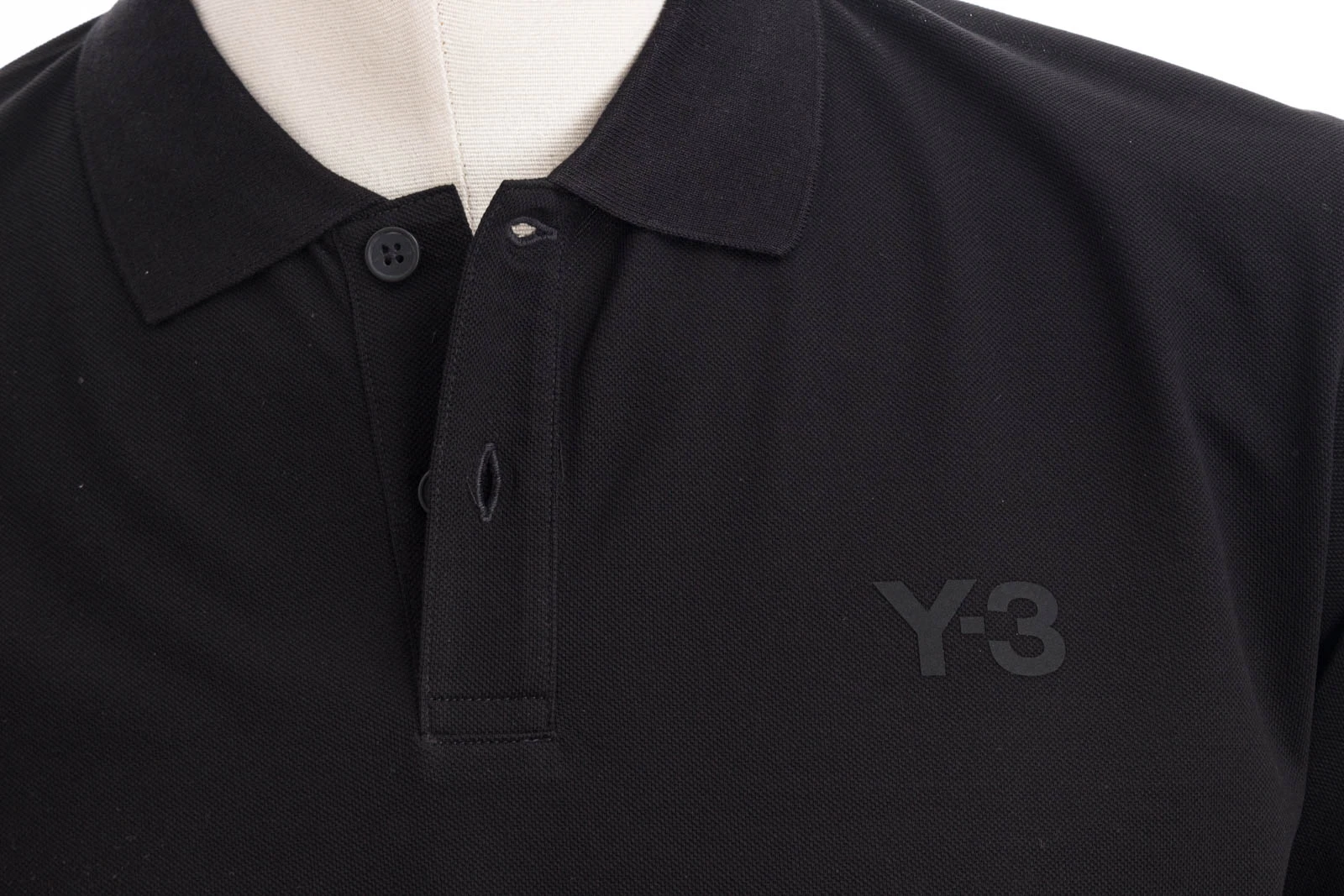 Y-3 YOHJI YAMAMOTO Poloshirt M CL PIQUE POLO – Bild 4