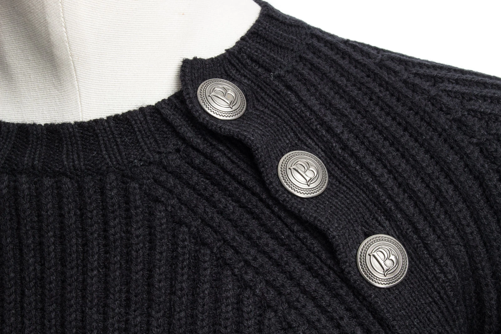 PIERRE BALMAIN Pullover BLACK PB – Bild 4