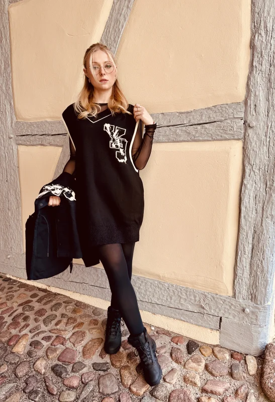 Y-3 YOHJI YAMAMOTO Pullunder LOGO KNIT VEST