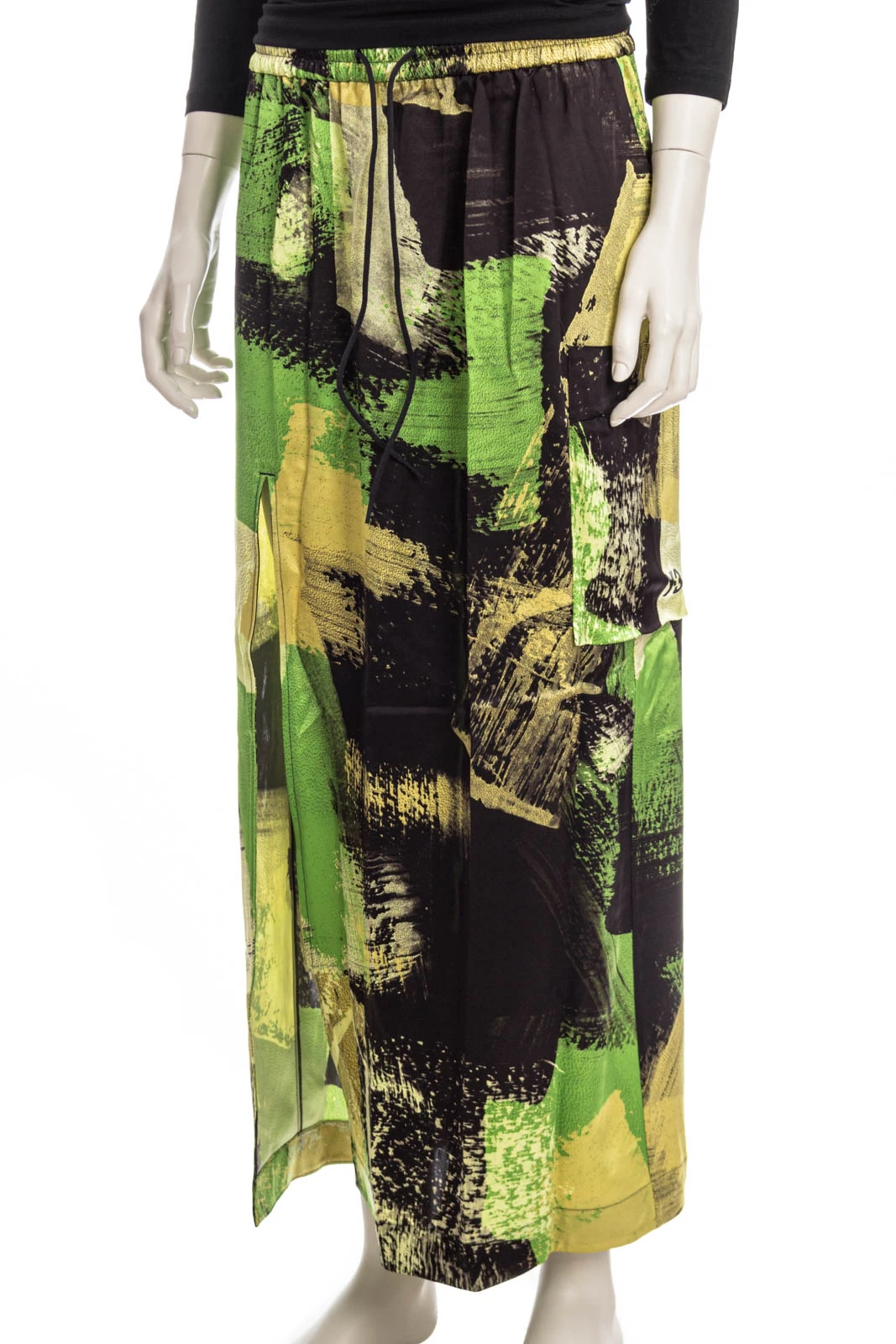 Y-3 YOHJI YAMAMOTO Rock TECH SILK SKIRT – Bild 2