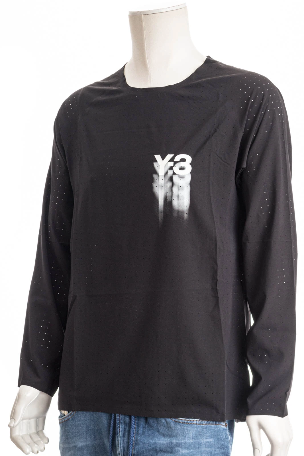 Y-3 YOHJI YAMAMOTO Longsleeve M RUN LS TEE – Bild 2
