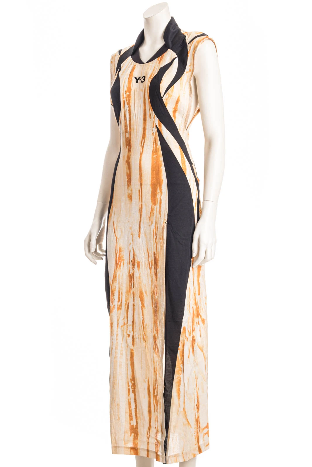 Y-3 YOHJI YAMAMOTO Kleid RUST DYE DRESS – Bild 2