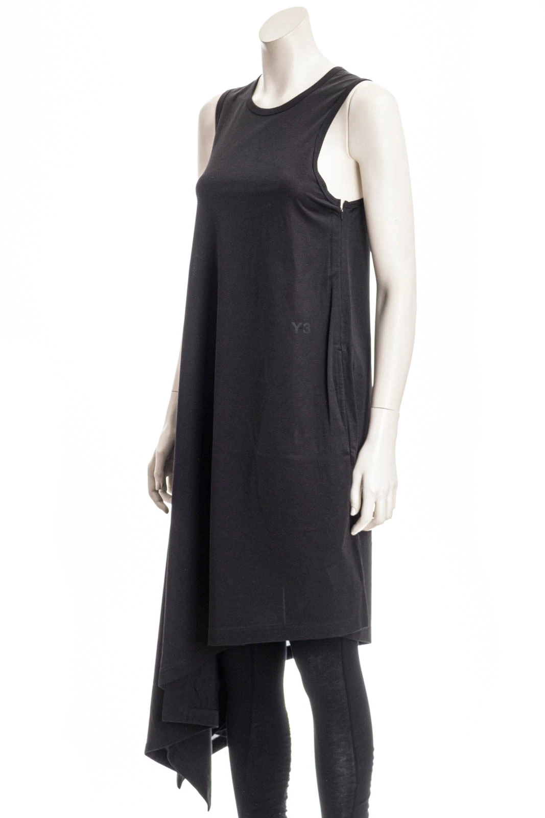 Y-3 YOHJI YAMAMOTO Kleid ASYMM DRESS – Bild 2