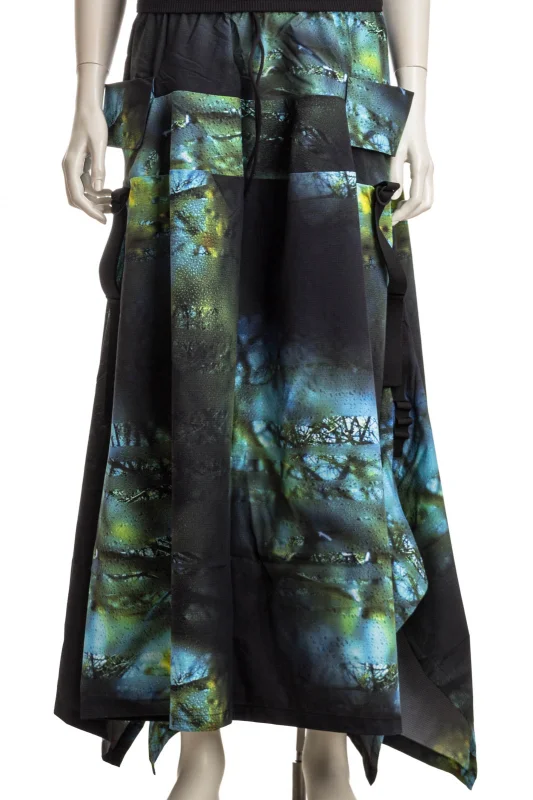 Y-3 YOHJI YAMAMOTO Rock AOP SKIRT
