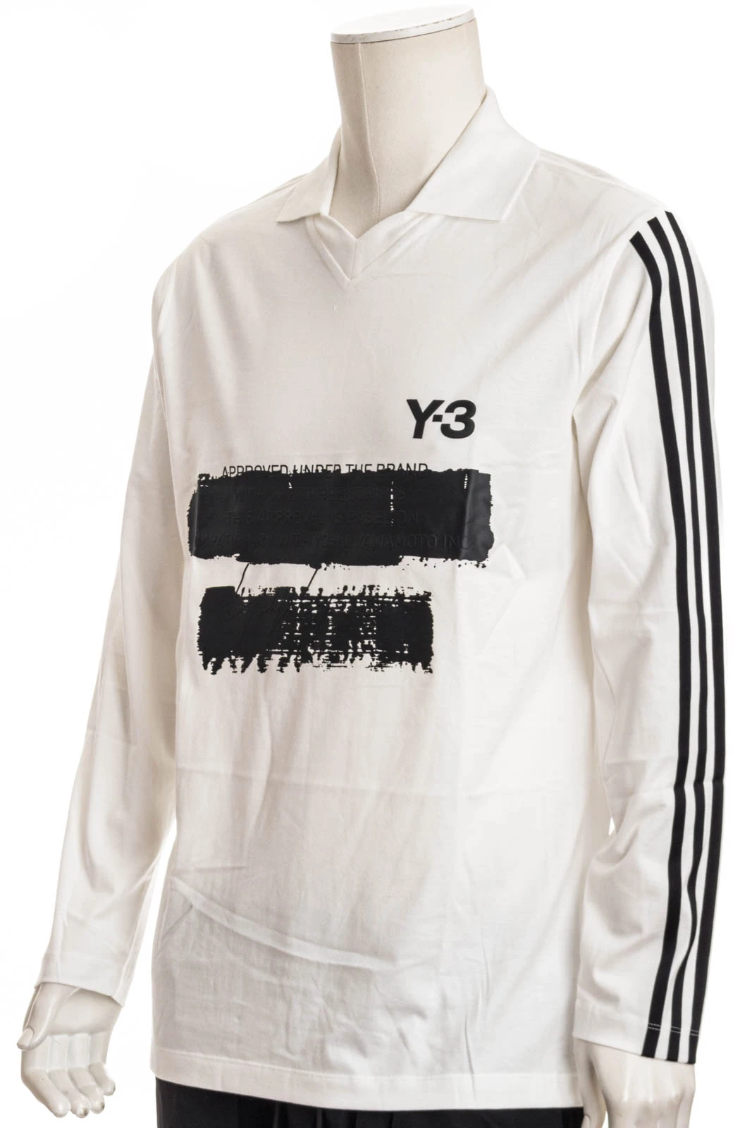 Y-3 YOHJI YAMAMOTO Shirt U GFX LOGO LS T – Bild 2
