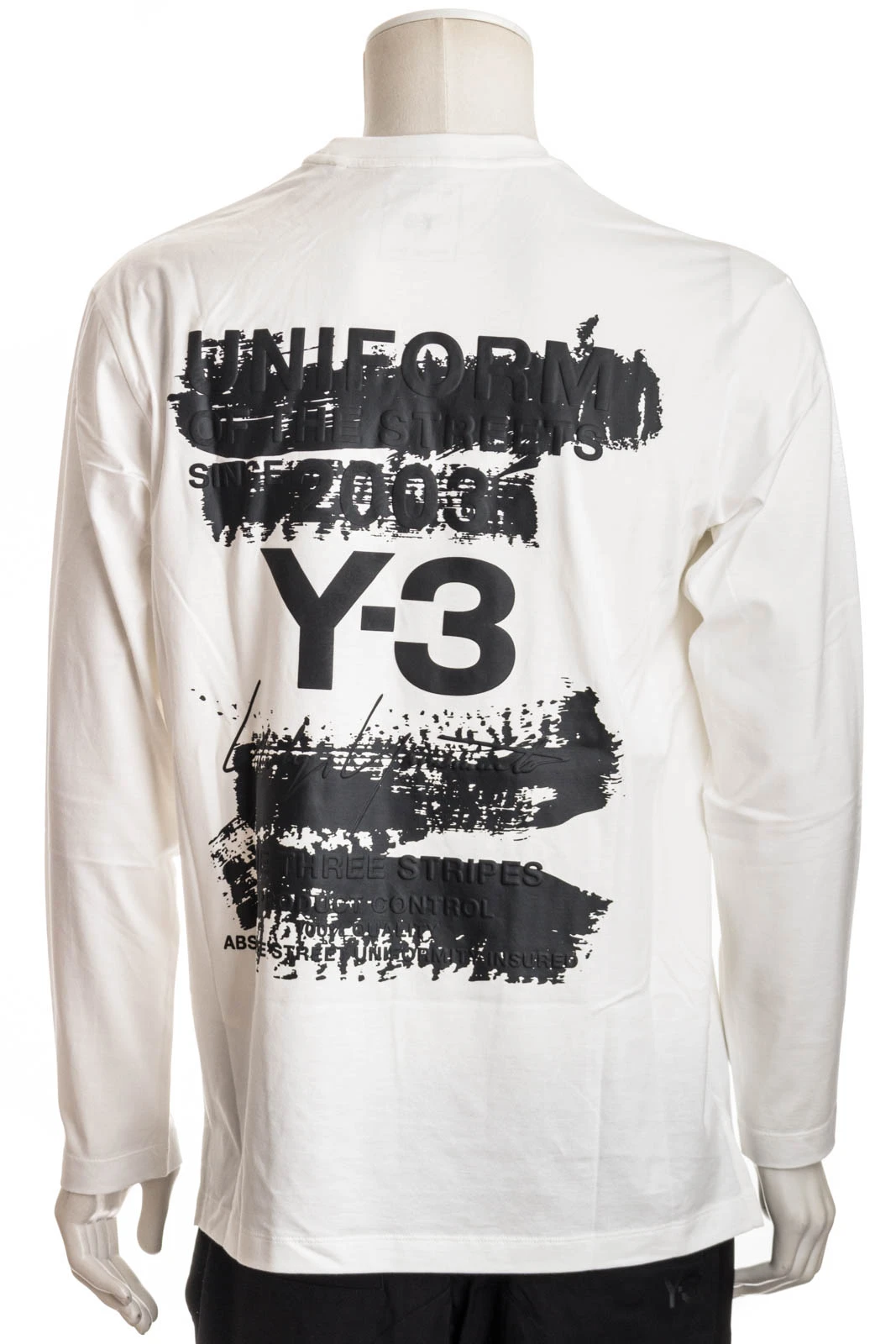 Y-3 YOHJI YAMAMOTO Longsleeve U GFX LS TEE – Bild 3