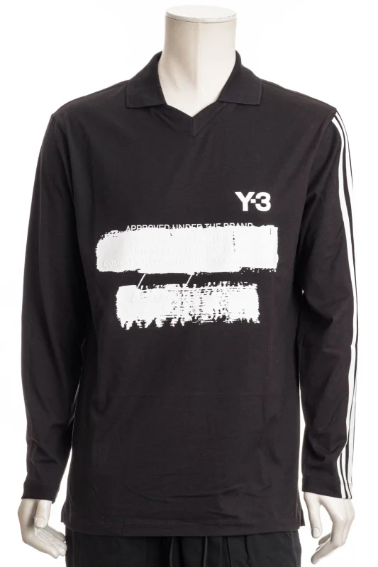 Y-3 YOHJI YAMAMOTO Shirt U GFX LOGO LS T