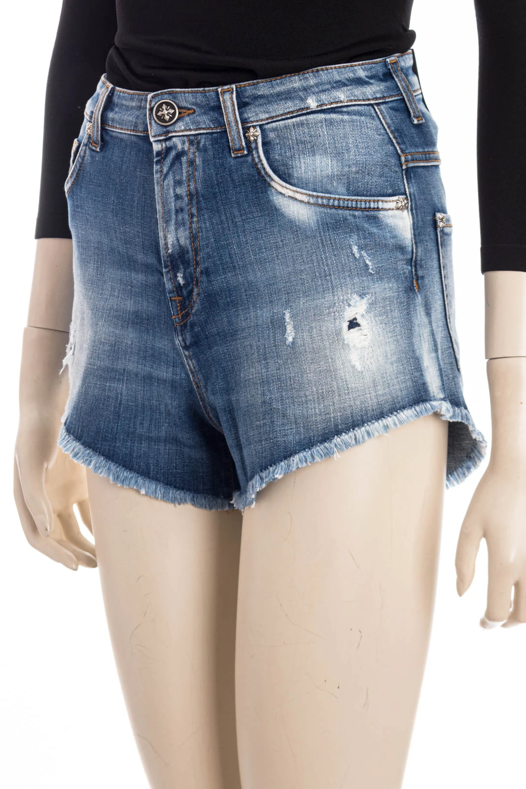 JOHN RICHMOND Shorts LANA DENIM SHORTS – Bild 2