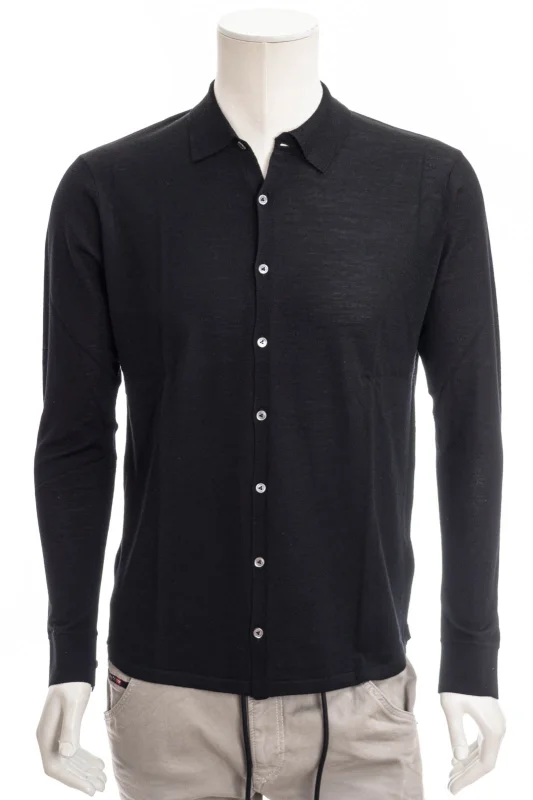 VAN LAACK Strickhemd M-SAFINO