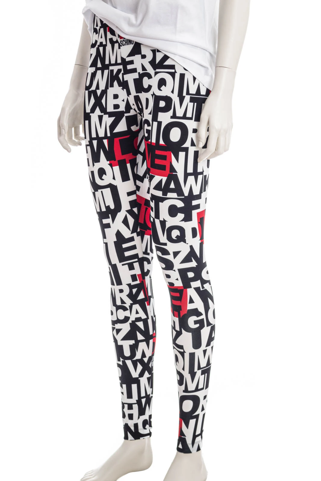 LOVE MOSCHINO Leggings BLACK & WHITE LEGGINGS – Bild 2