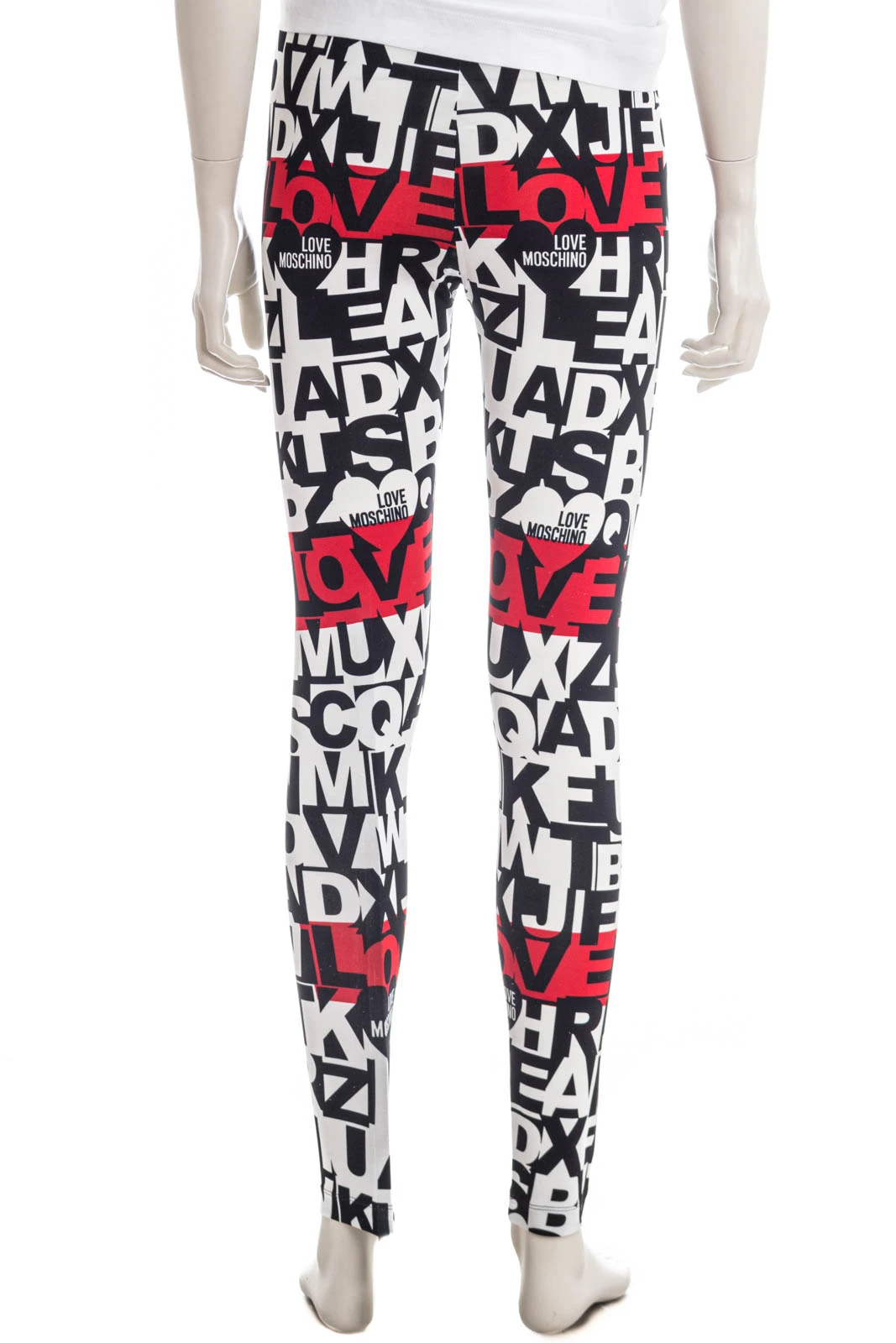 LOVE MOSCHINO Leggings BLACK & WHITE LEGGINGS – Bild 3