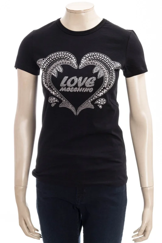 LOVE MOSCHINO T-Shirt LM JRSY DOLPHINE SHAPED TEE