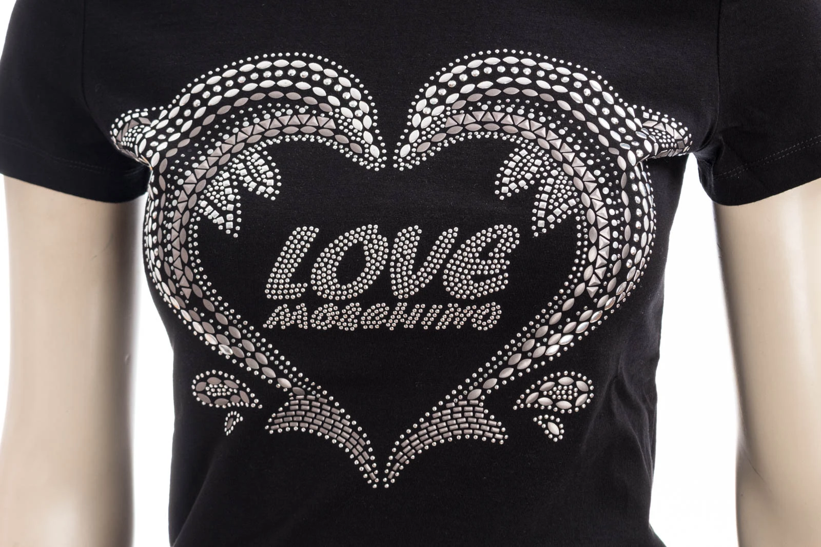 LOVE MOSCHINO T-Shirt LM JRSY DOLPHINE SHAPED TEE – Bild 3