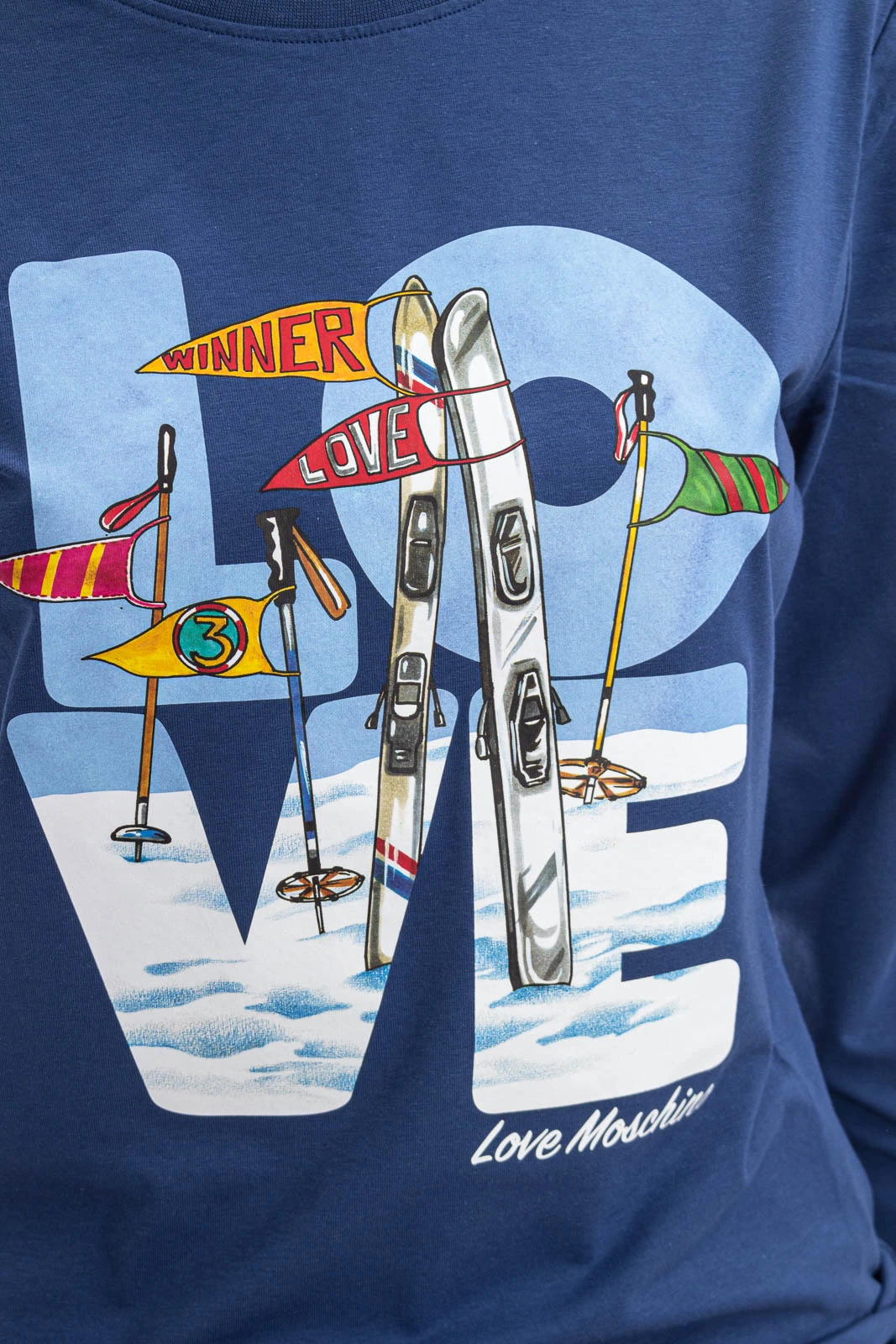 LOVE MOSCHINO T-Shirt WINTER LOVE – Bild 3