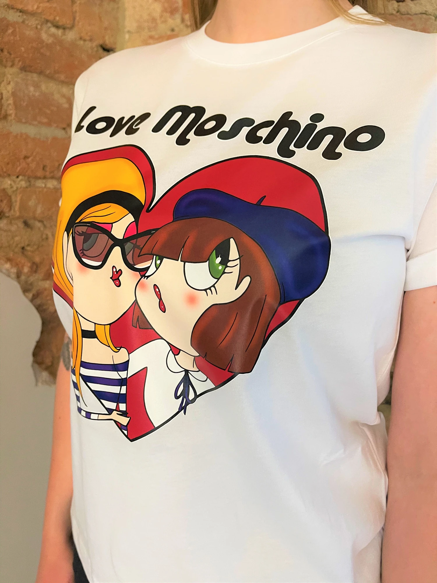 LOVE MOSCHINO T-Shirt LM JRSY PARISIAN DOLLS TEE – Bild 2
