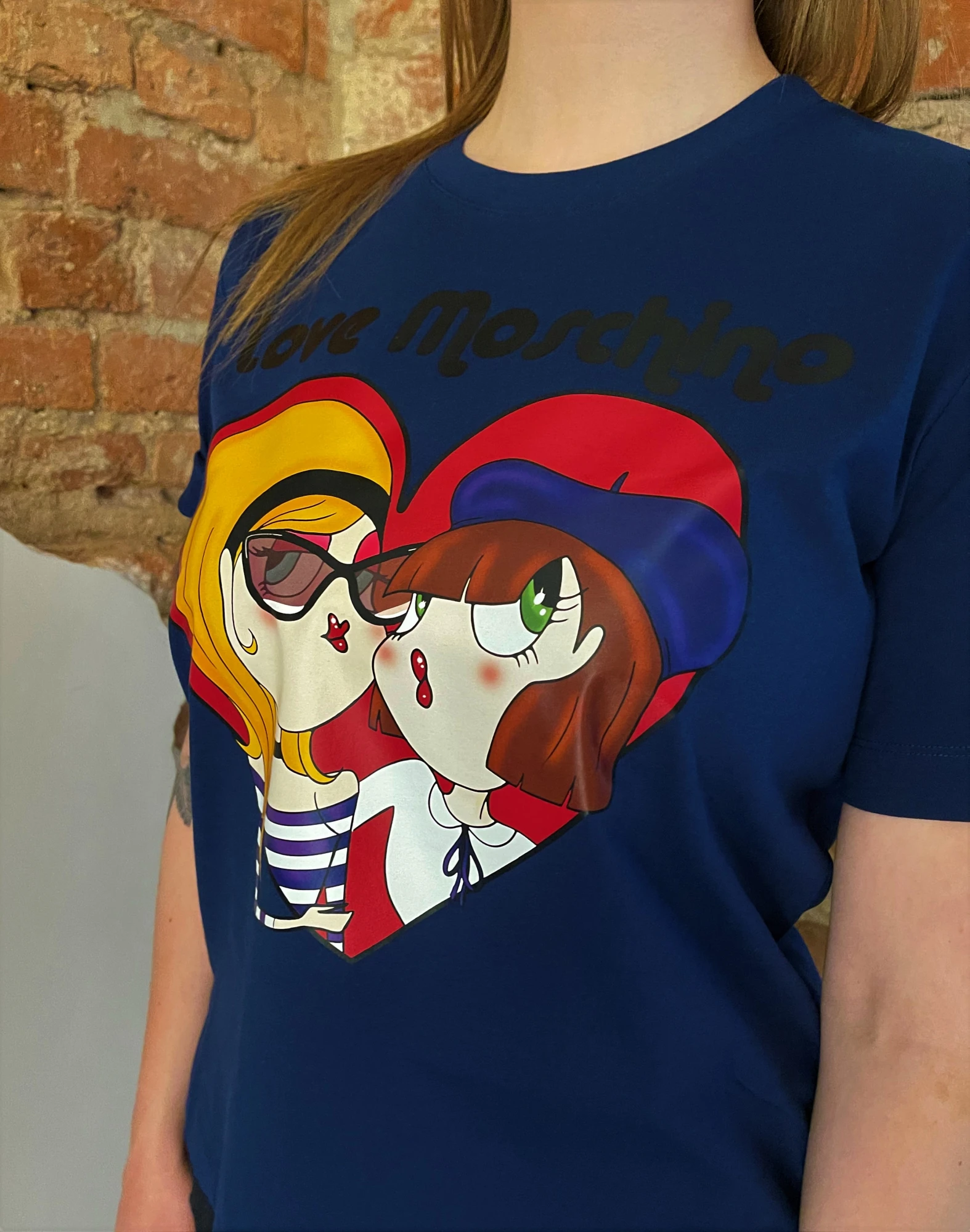 LOVE MOSCHINO T-Shirt LM JRSY PARISIAN DOLLS TEE – Bild 2