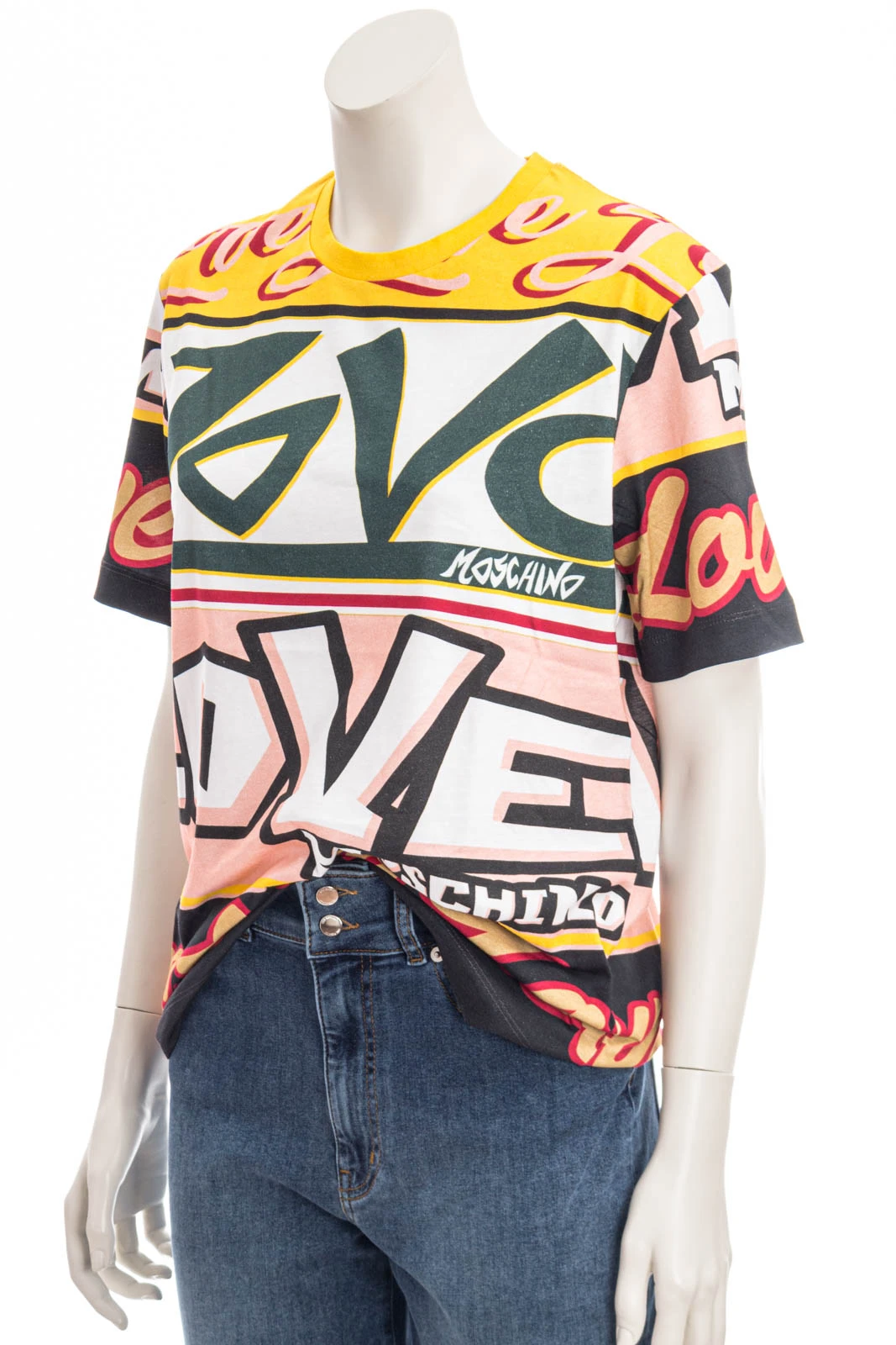 LOVE MOSCHINO T-Shirt LOVE YELLOW – Bild 2