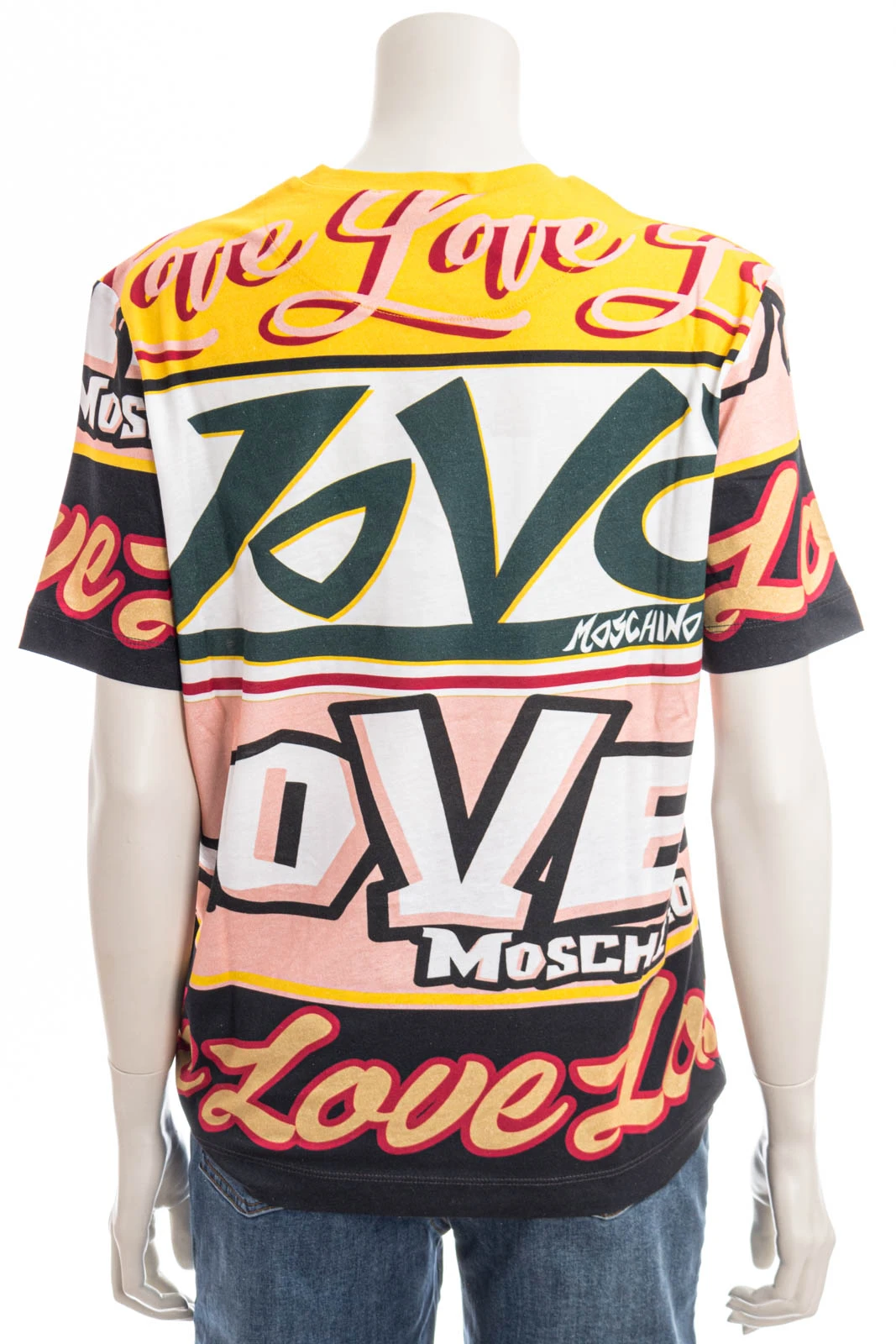 LOVE MOSCHINO T-Shirt LOVE YELLOW – Bild 3