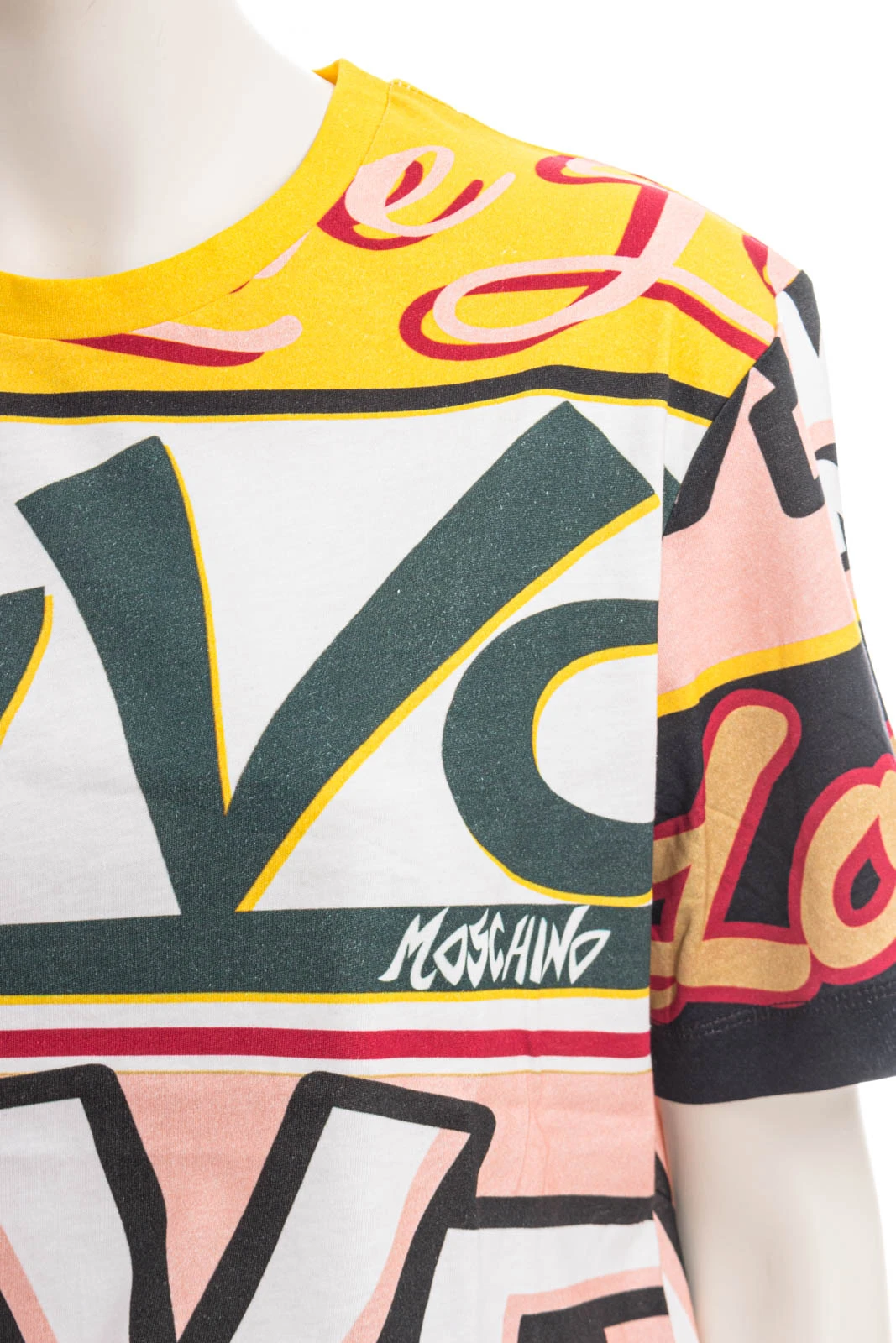 LOVE MOSCHINO T-Shirt LOVE YELLOW – Bild 4