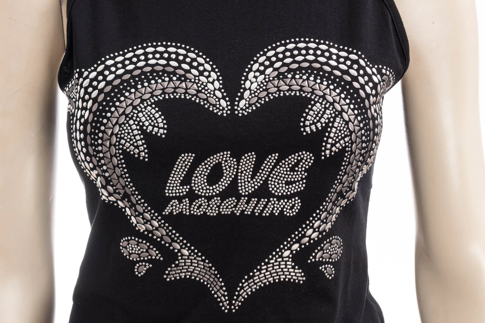 LOVE MOSCHINO Tanktop LM JRSY DOLPHINE SHAPED TOP – Bild 4