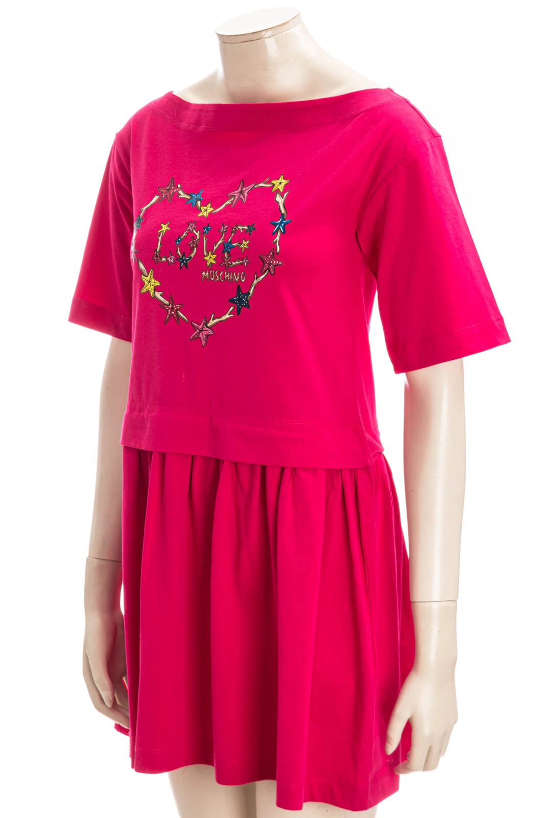 LOVE MOSCHINO Kleid LM JRSY STARFISH HEART DRESS – Bild 2