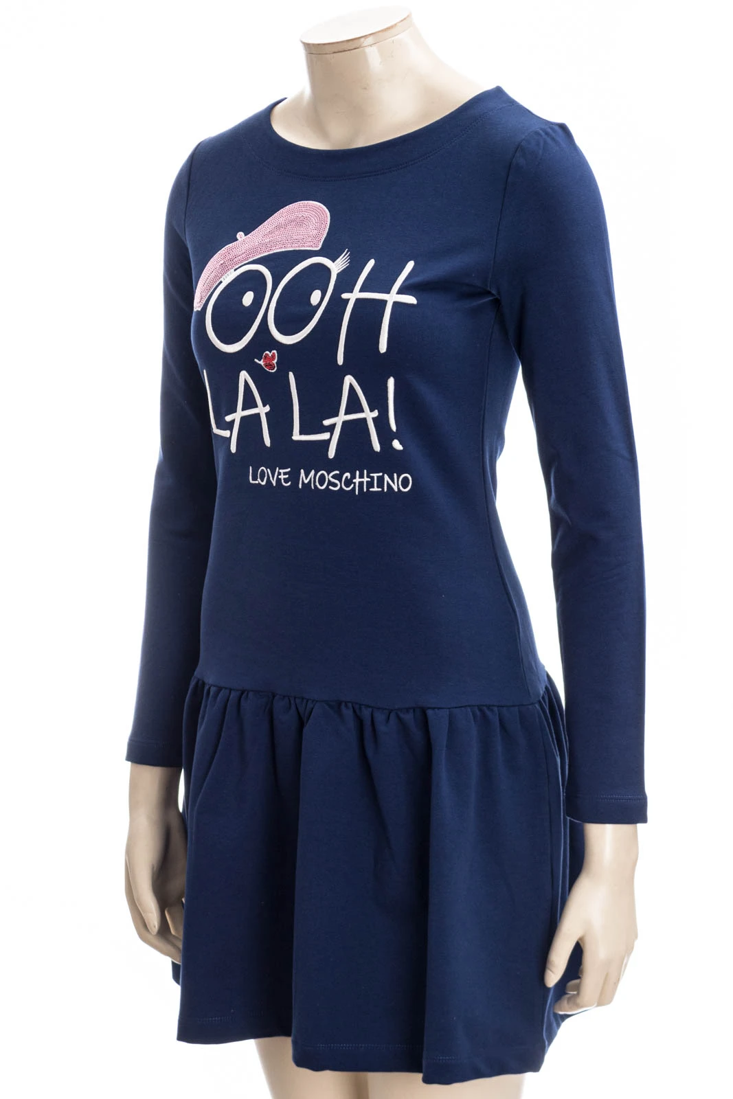 LOVE MOSCHINO Sweatkleid LM JRSY DRESS OH LA LA – Bild 2