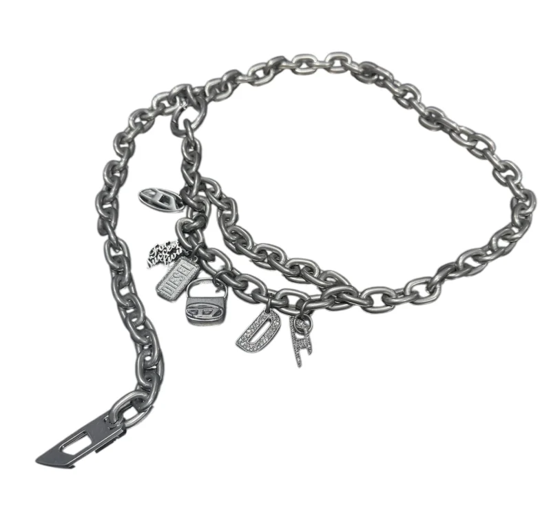 DIESEL Gürtelkette LOGO B-MULTICHARM