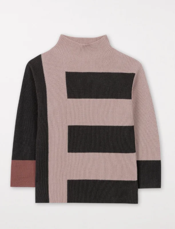 LUISA CERANO Pullover INTARSIENMUSTER