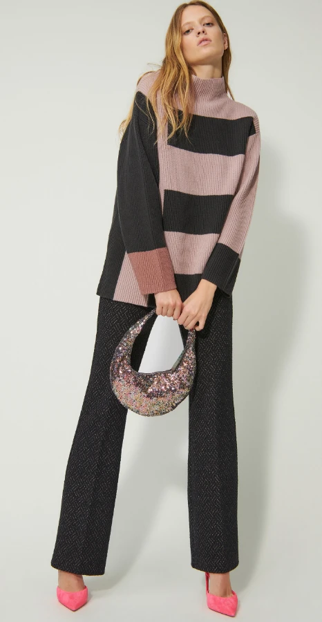 LUISA CERANO Pullover INTARSIENMUSTER – Bild 2