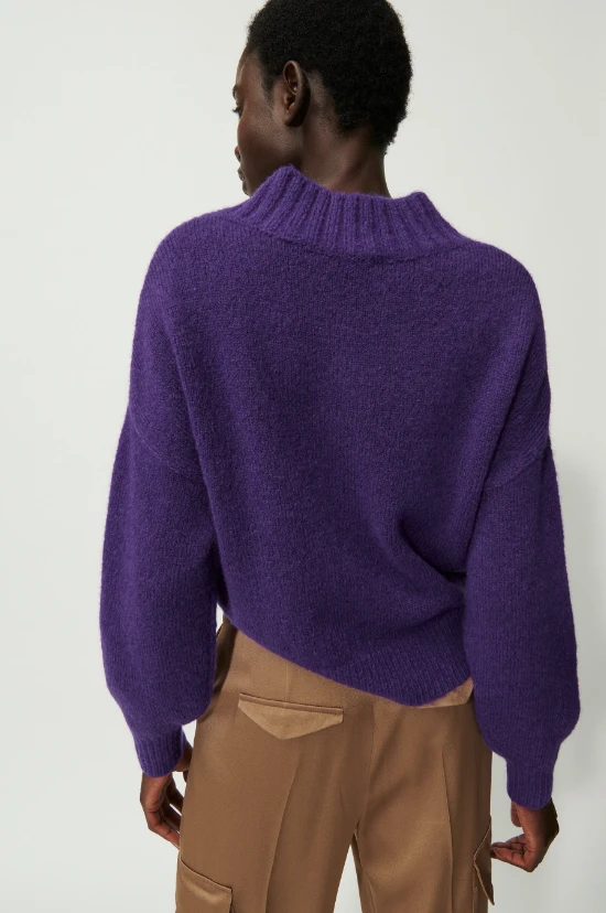 V-Pullover WOLL-MIX – Bild 2