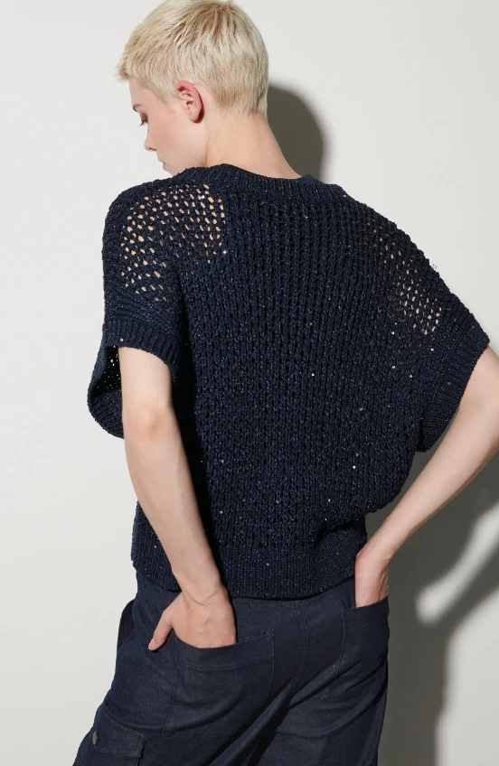 LUISA CERANO Pullunder AJOUR-OPTIK – Bild 3