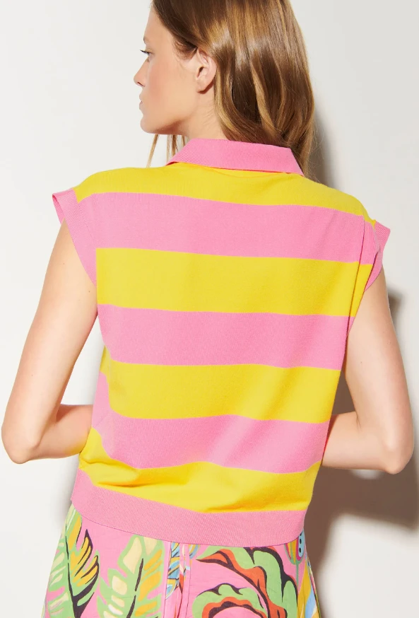 LUISA CERANO Pullunder BLOCKSTREIFEN – Bild 2