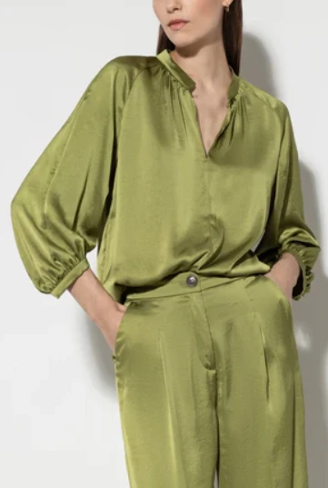 LUISA CERANO Bluse STEHKRAGEN – Bild 2