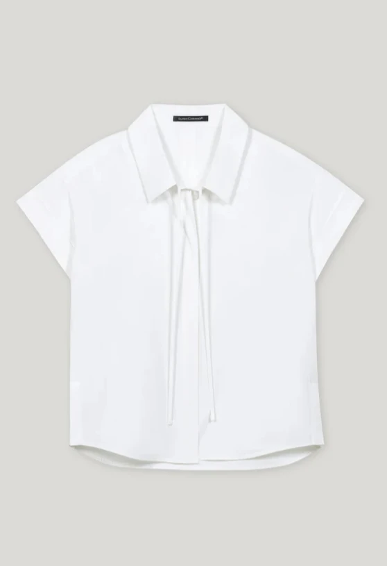 LUISA CERANO Hemdbluse mit Bindeband – Bild 4