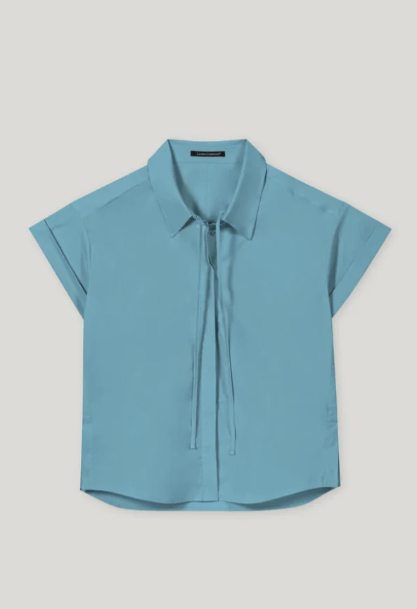 LUISA CERANO Hemdbluse mit Bindeband – Bild 4