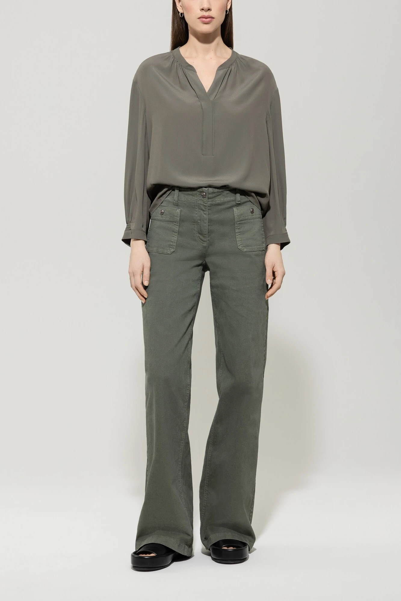 LUISA CERANO Tunika-Bluse SEIDEN MIX – Bild 2