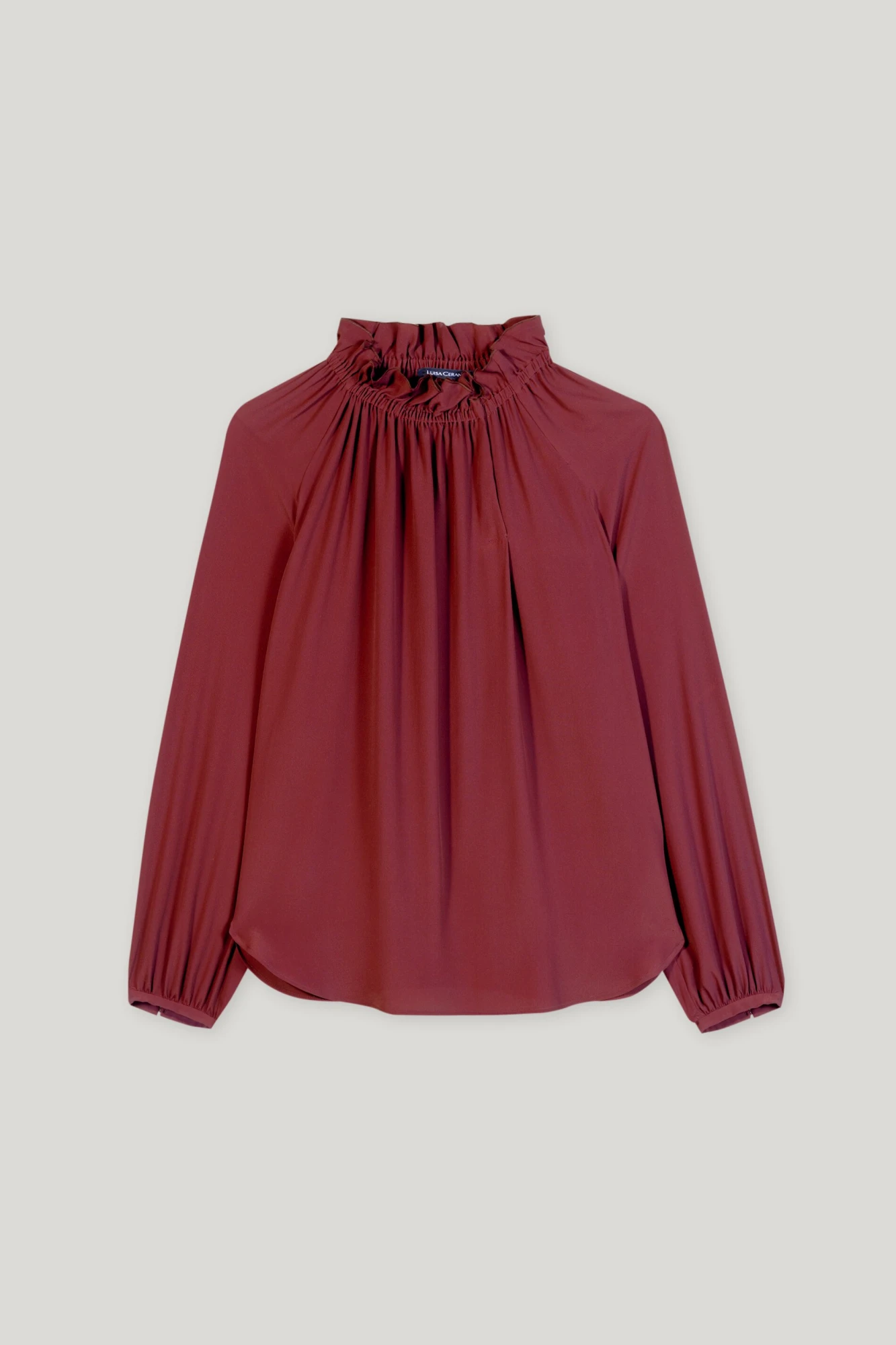 LUISA CERANO Rüschenbluse SEIDEN-MIX – Bild 5