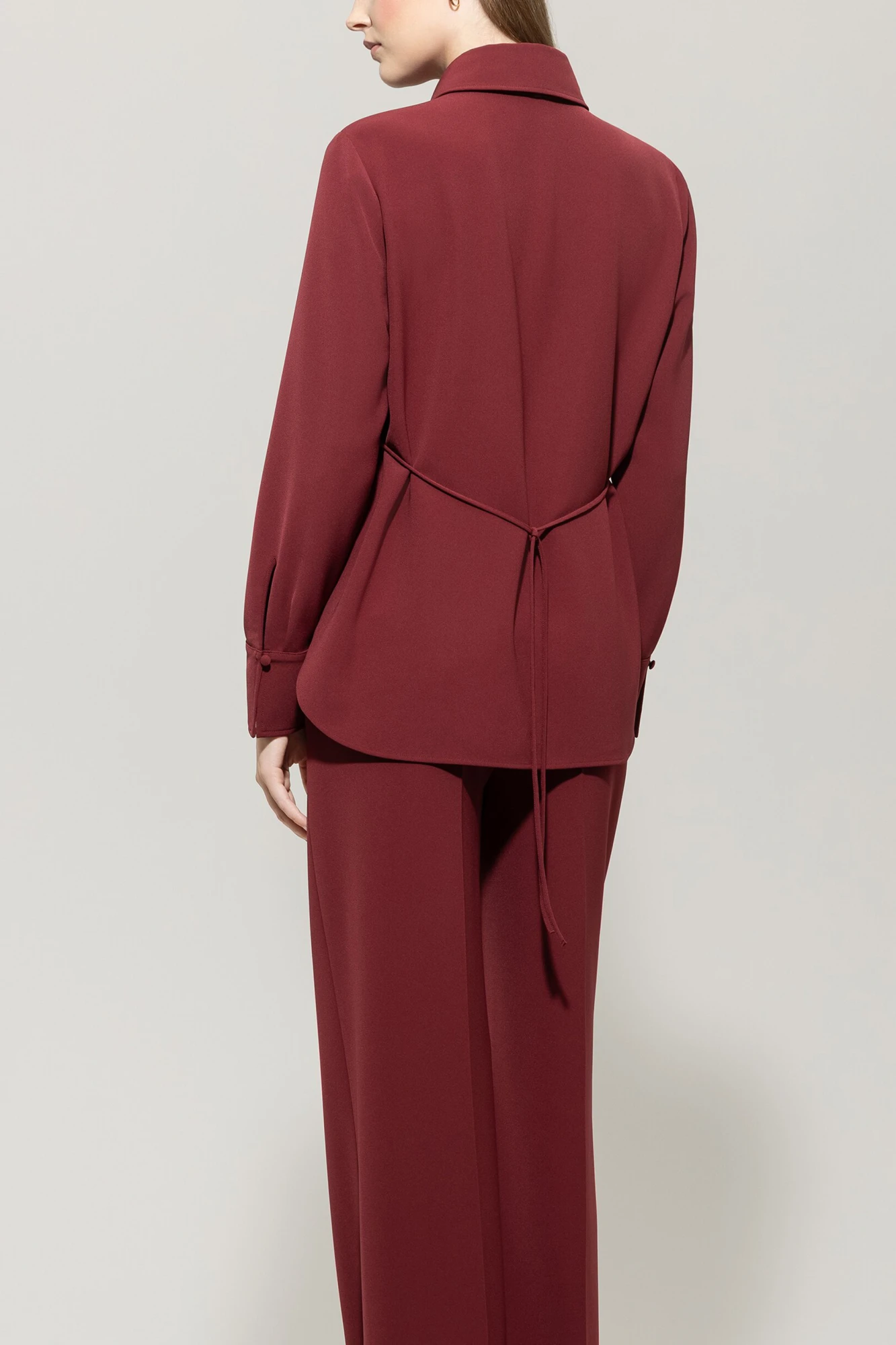 LUISA CERANO Hemdbluse BINDEBAND – Bild 4