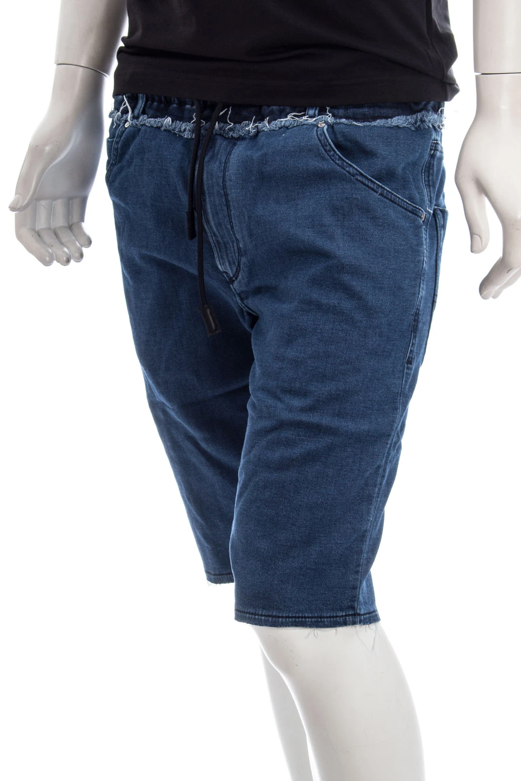 DIESEL Jogg-Jeans Shorts KROOSHORT W-NE – Bild 2