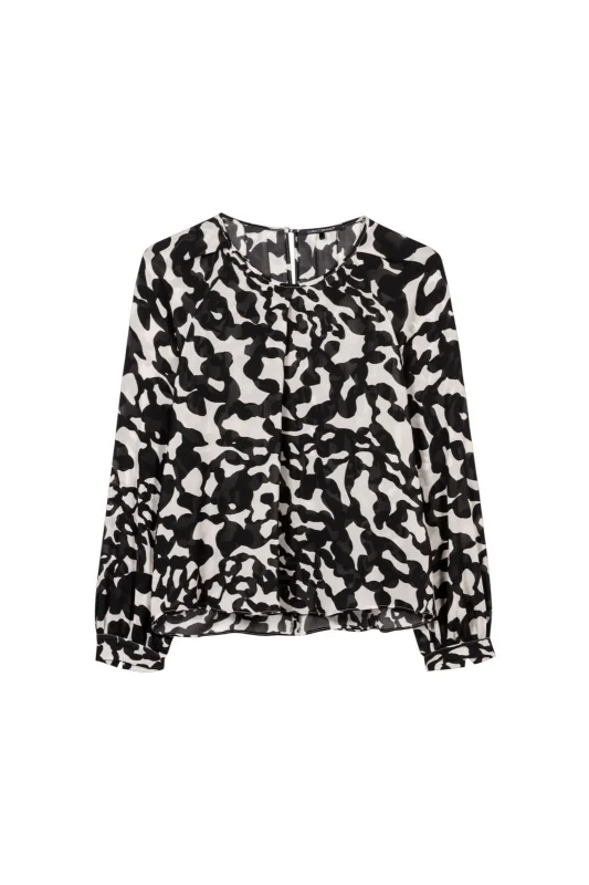LUISA CERANO Bluse TUNIKA ANIMAL-PRINT