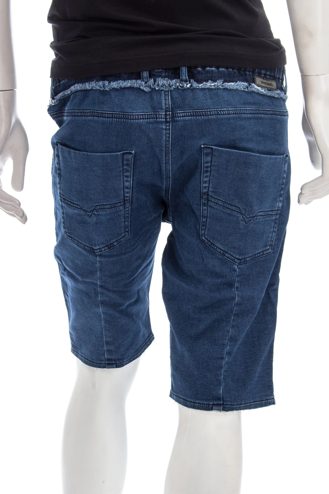 DIESEL Jogg-Jeans Shorts KROOSHORT W-NE – Bild 3