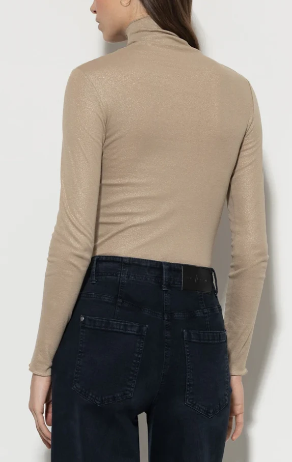 LUISA CERANO Rollkragenshirt GLITTER – Bild 3