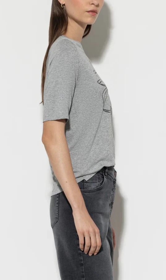 LUISA CERANO T-Shirt BLUMEN PRINT – Bild 3