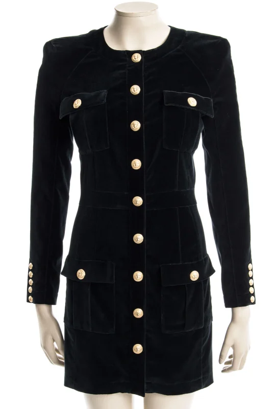 BALMAIN Kleid DRESS BLACK - Nur in unserem Store in Spremberg erhältlich.
