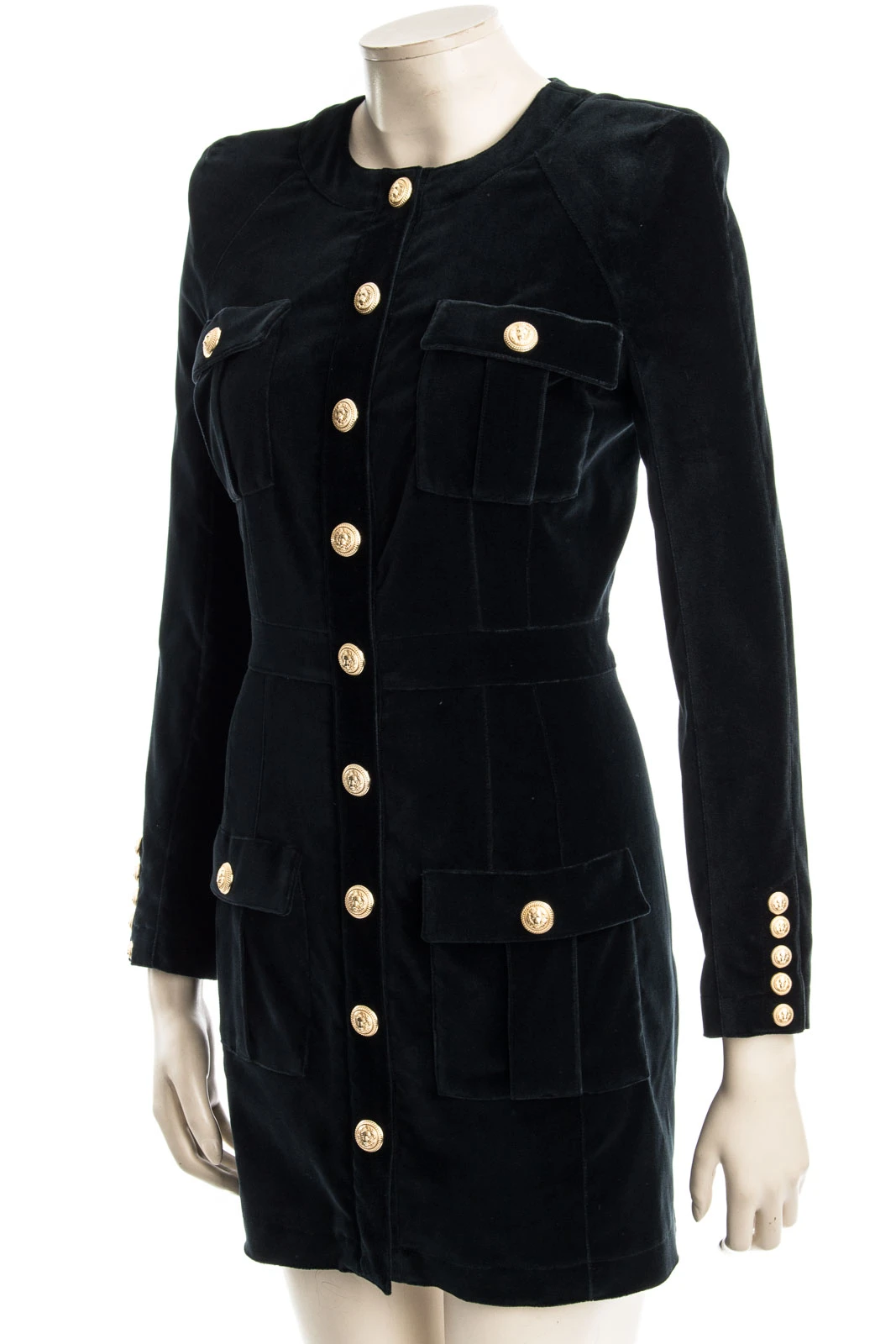 BALMAIN Kleid DRESS BLACK - Nur in unserem Store in Spremberg erhältlich. – Bild 2