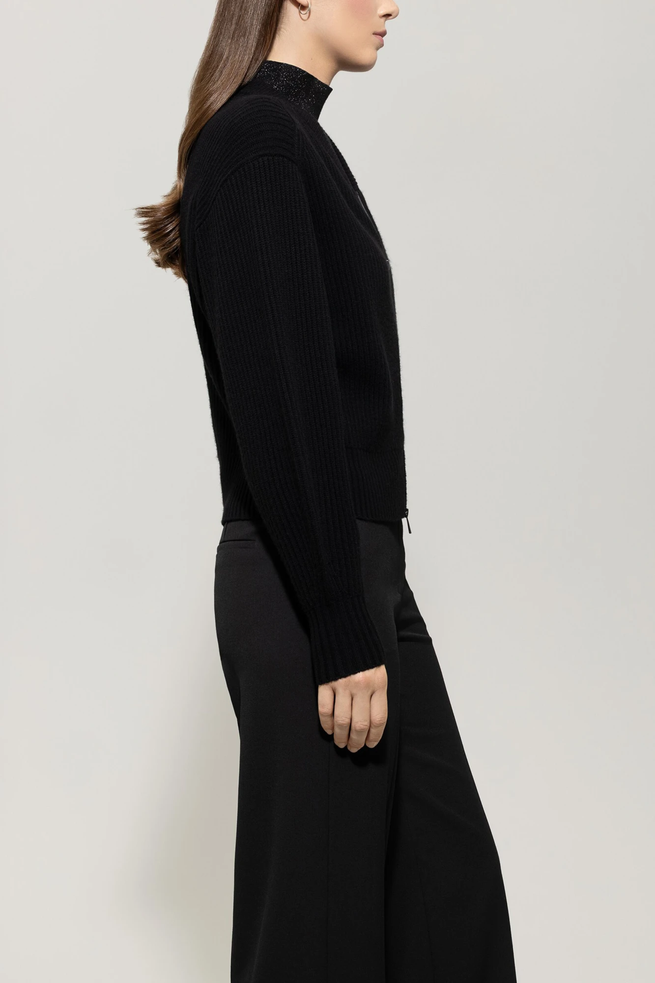 LUISA CERANO Cardigan BLOUSON-OPTIK – Bild 2