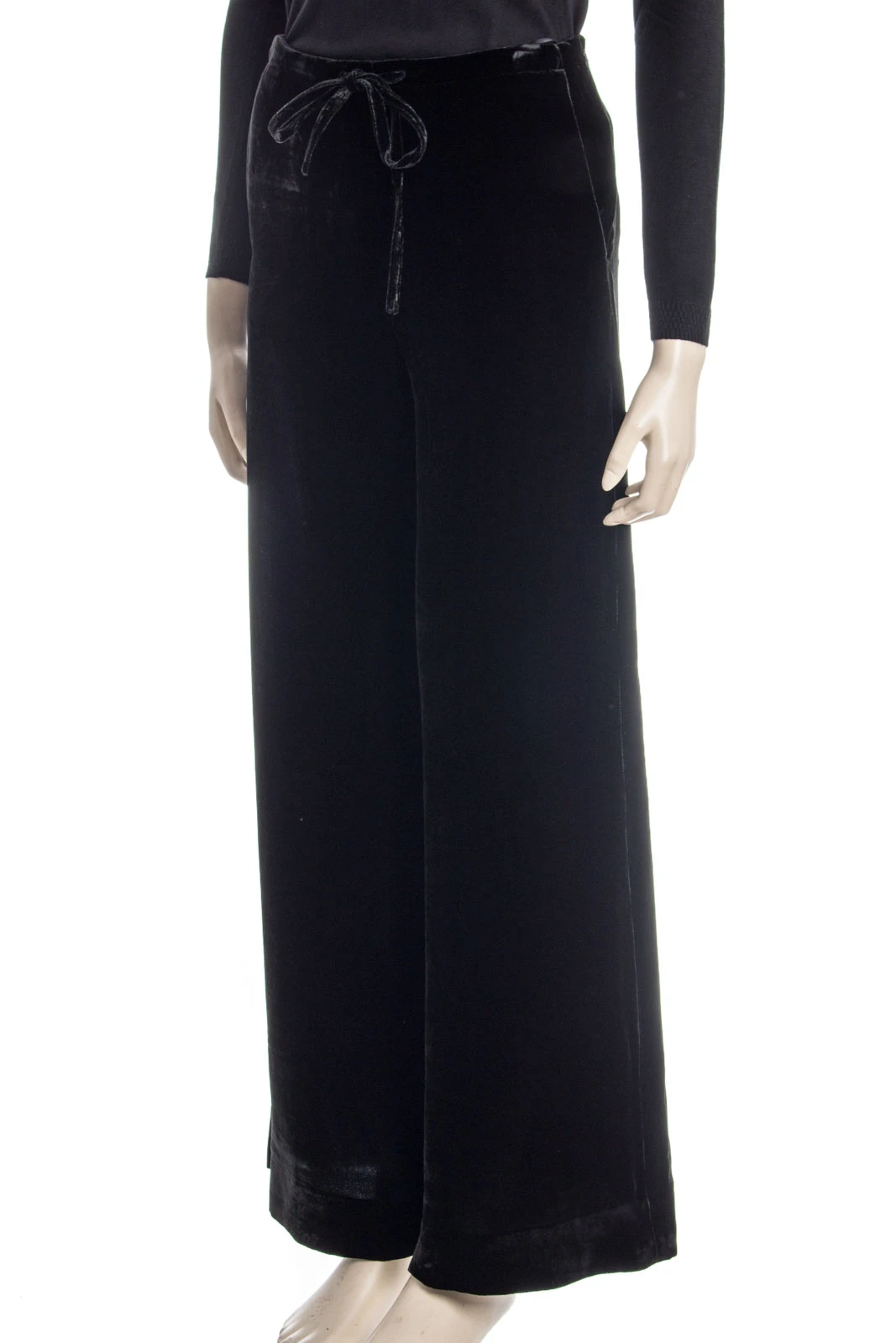 MCQ ALEXANDER MCQUEEN Samthose BLACK PANT – Bild 2