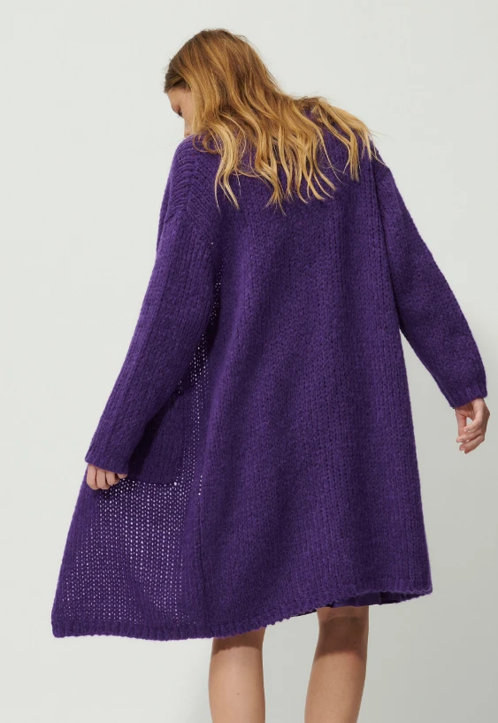 LUISA CERANO Long Cardigan WOLL-MIX – Bild 2